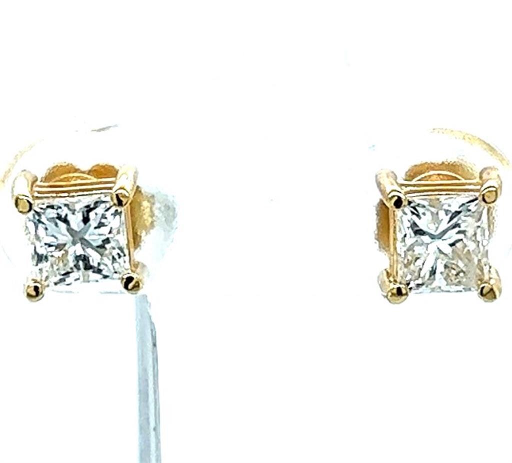 Estate Diamond Earrings