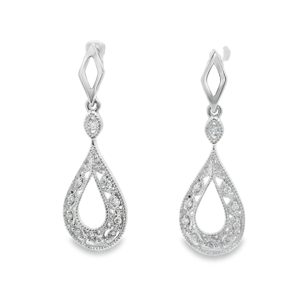 Estate Diamond Earrings