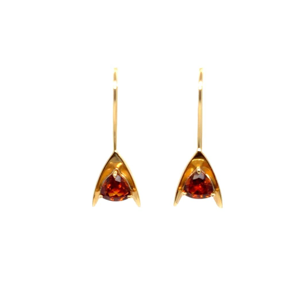 Estate Colored Stone Earrings