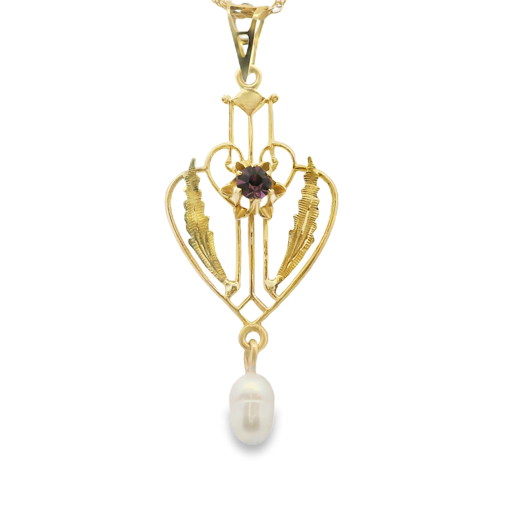 Estate Colored Stone Necklace
