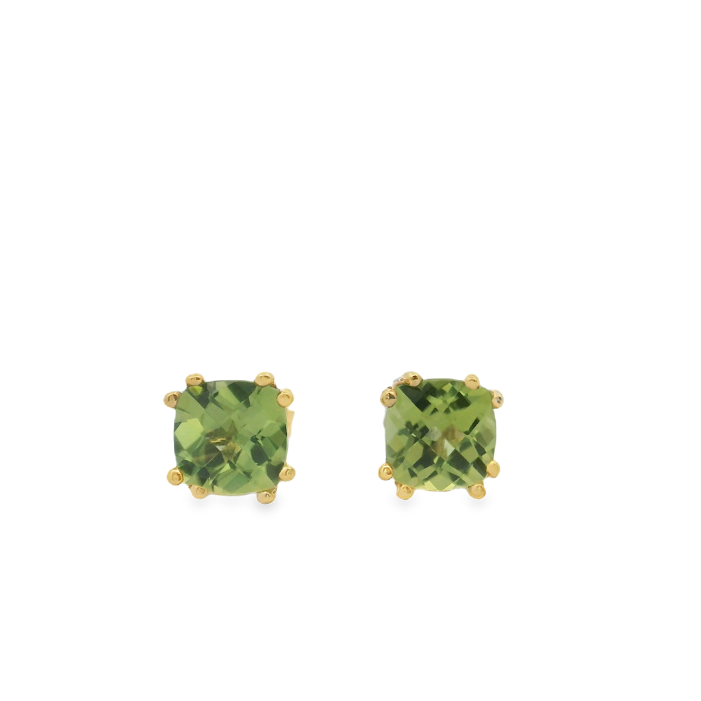 Estate Colored Stone Earrings