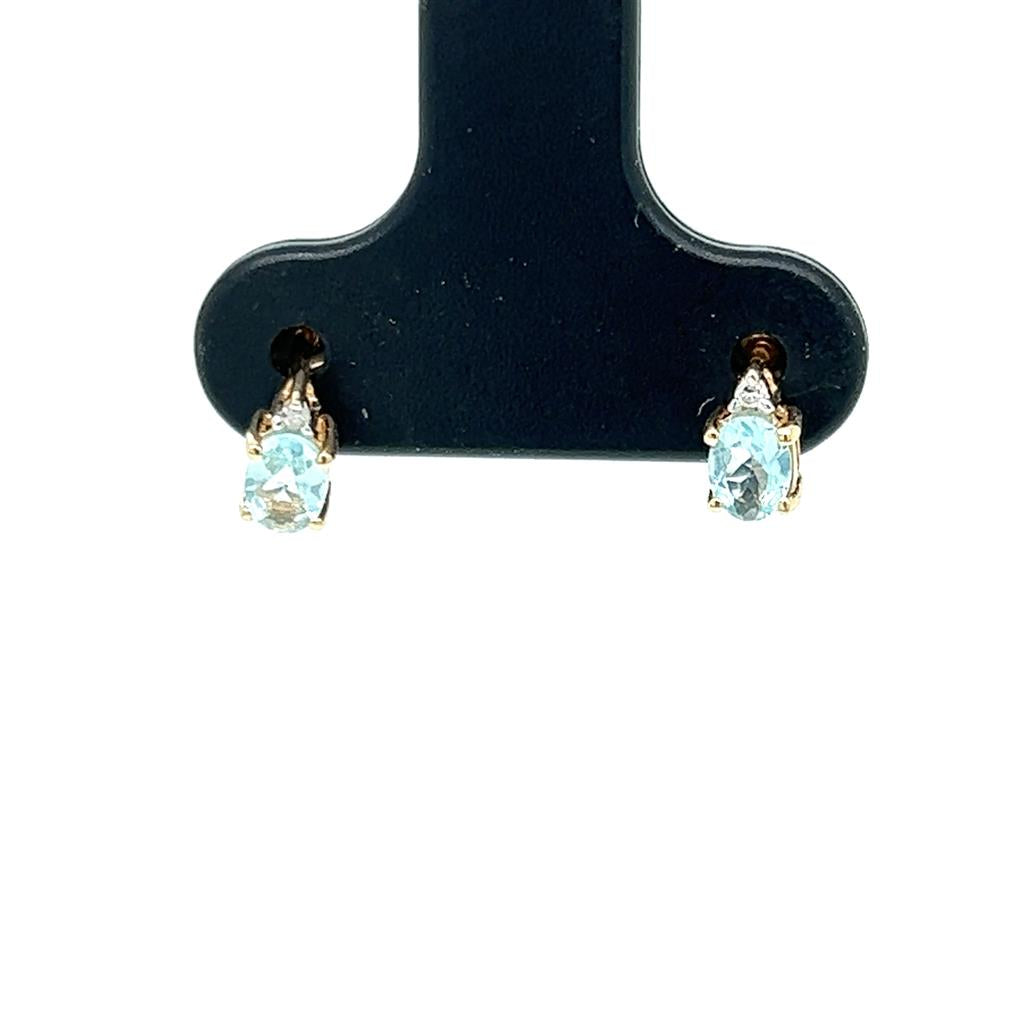 Estate Colored Stone Earrings