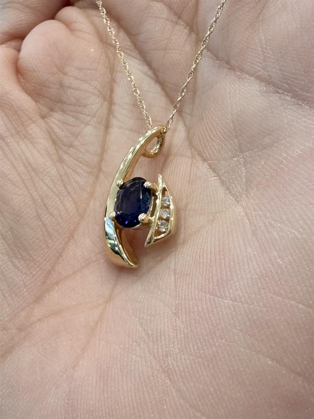 Estate Colored Stone Necklace
