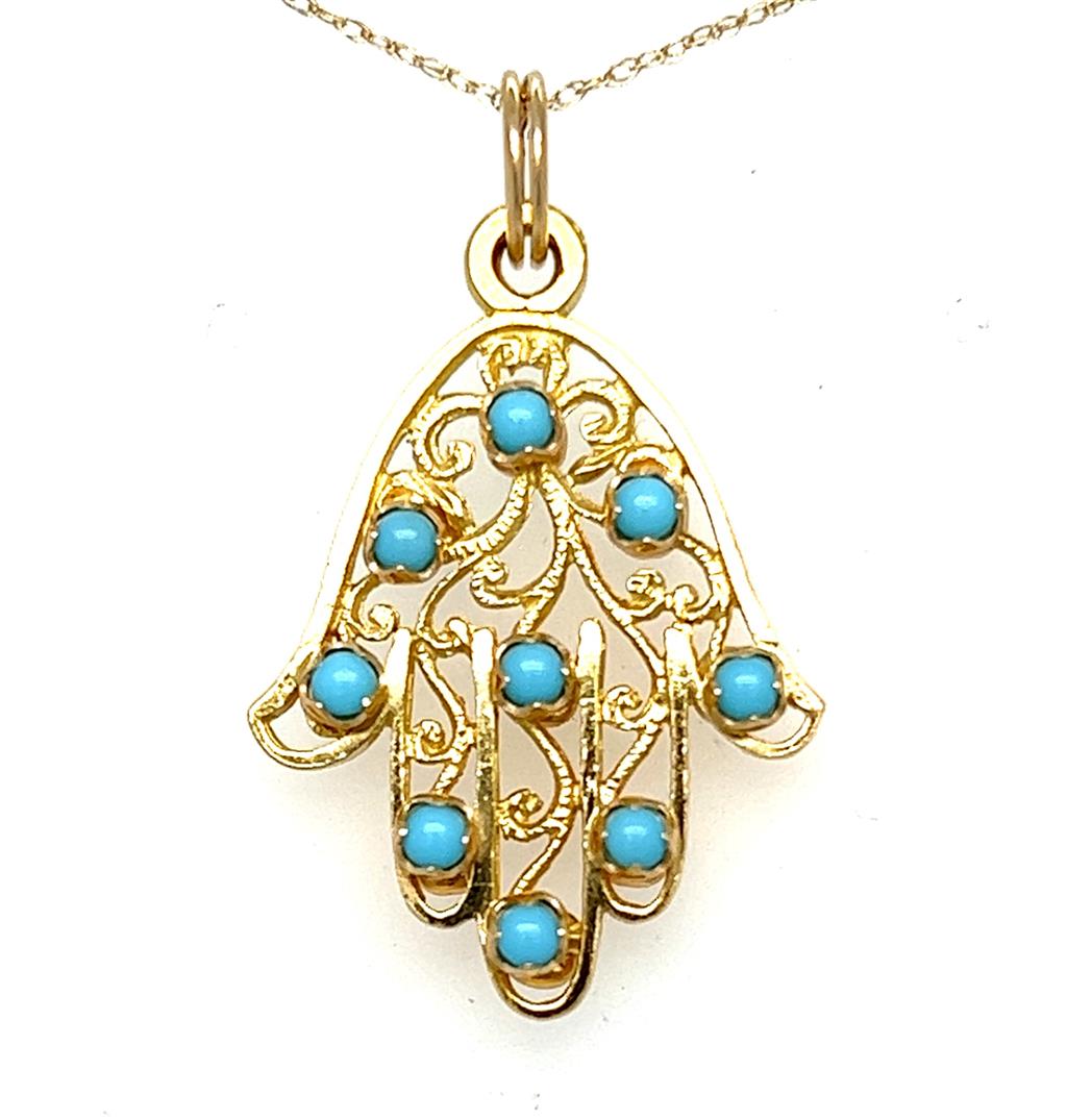 Estate Color Stone Pendant