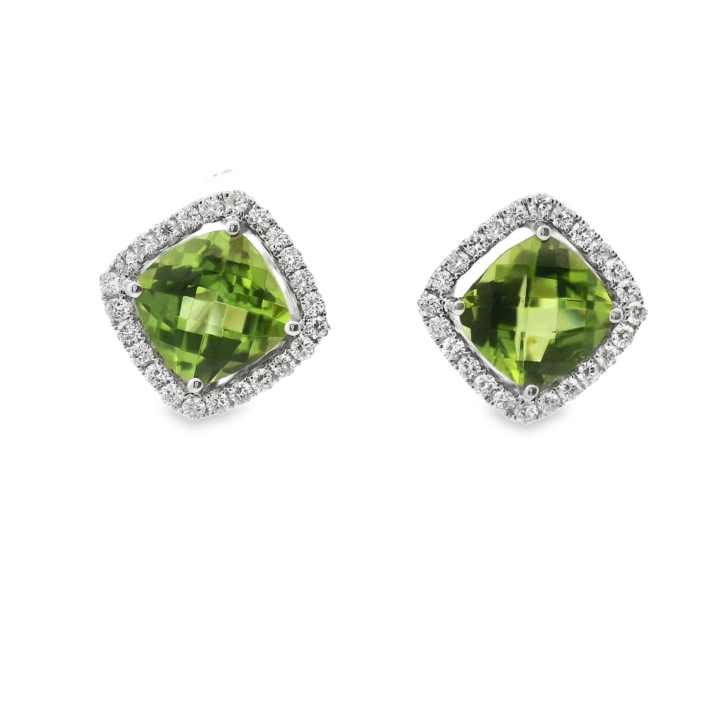 Estate Colored Stone Earrings