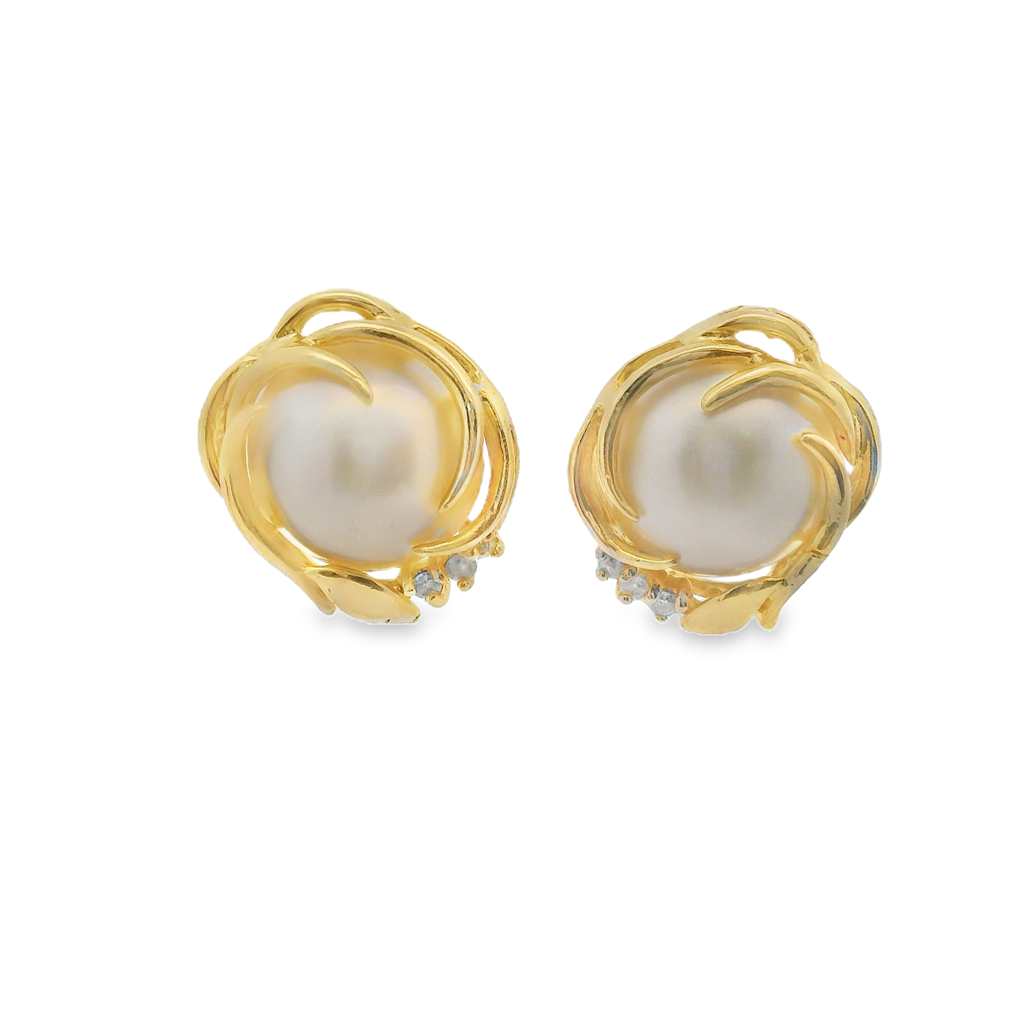 Estate Colored Stone Earrings