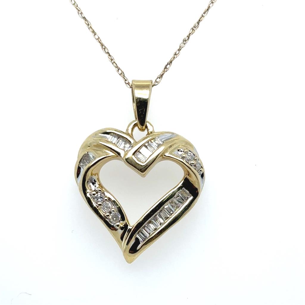 Estate Diamond Pendants