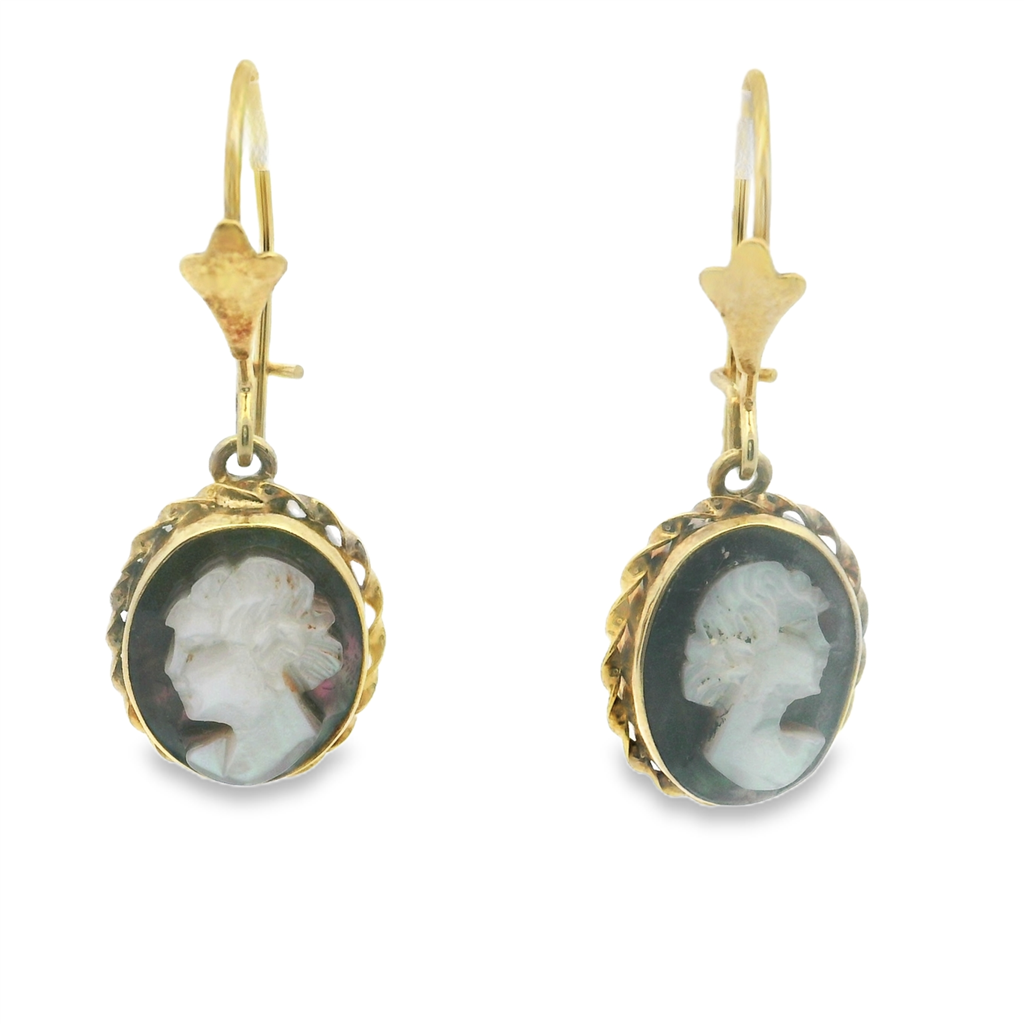 Estate Colored Stone Earrings
