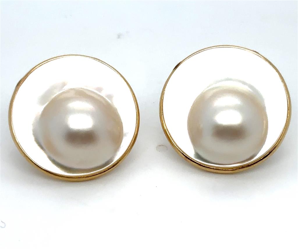 Estate Colored Stone Earrings