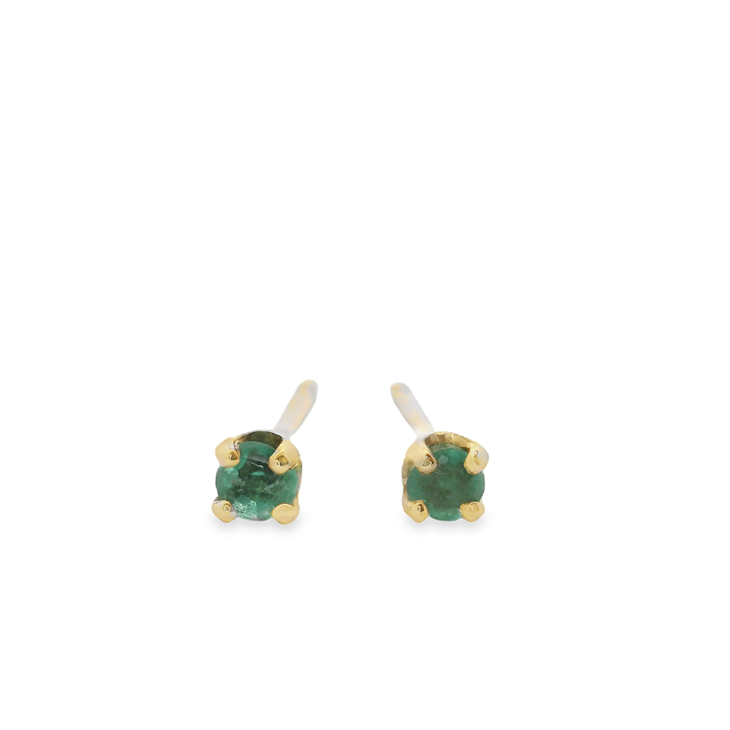 Estate Color Stone Earrings