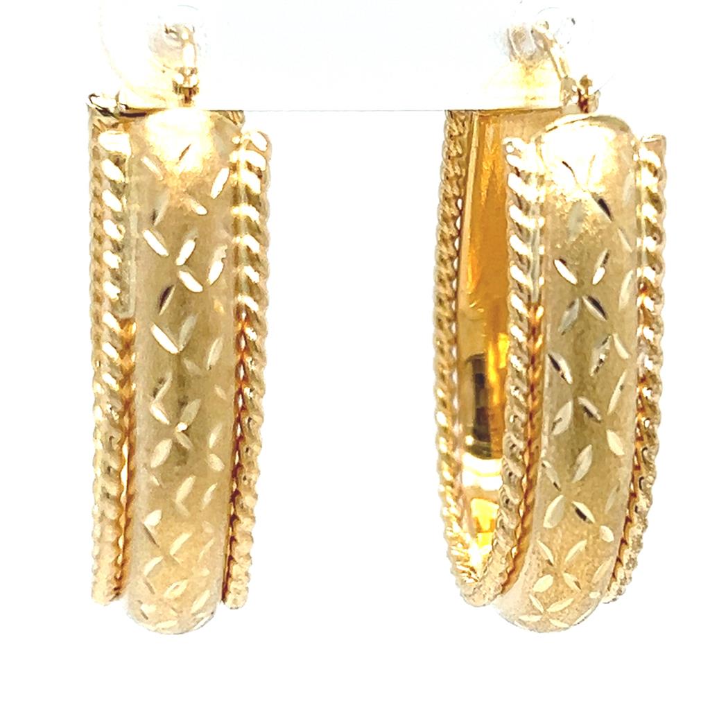 Estate Color Stone Earring