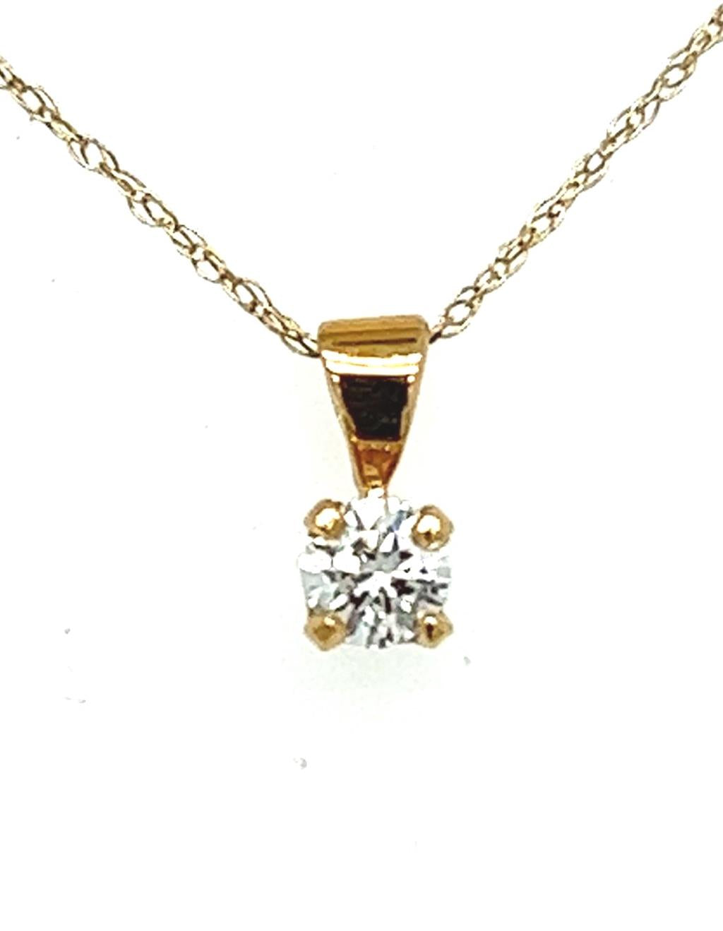 Estate Diamond Pendants