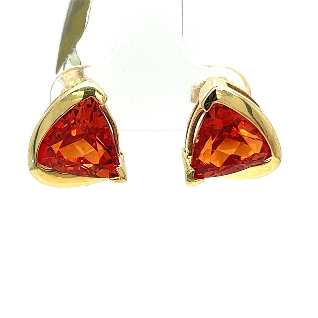 Estate Colored Stone Earrings