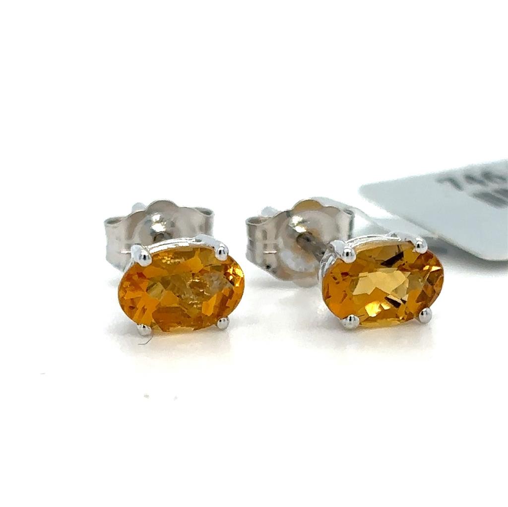 Estate Colored Stone Earrings