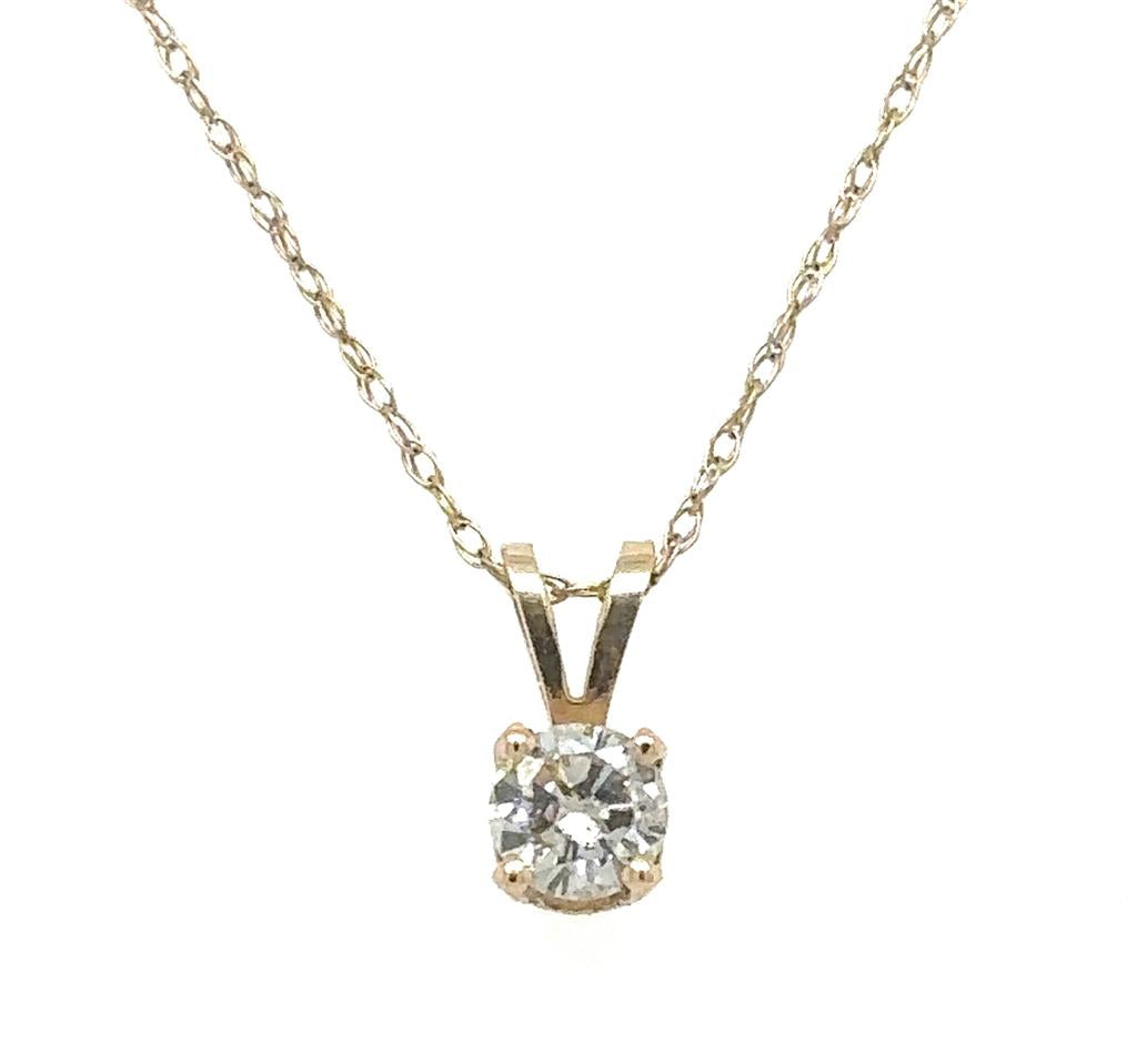 Estate Diamond Pendants