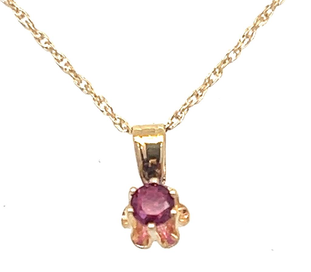 Estate Color Stone Pendant