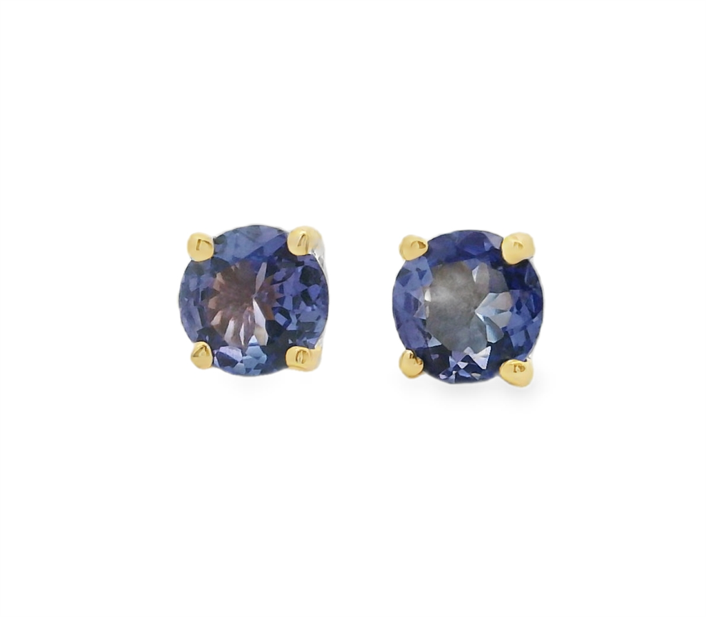 Estate Colored Stone Earrings