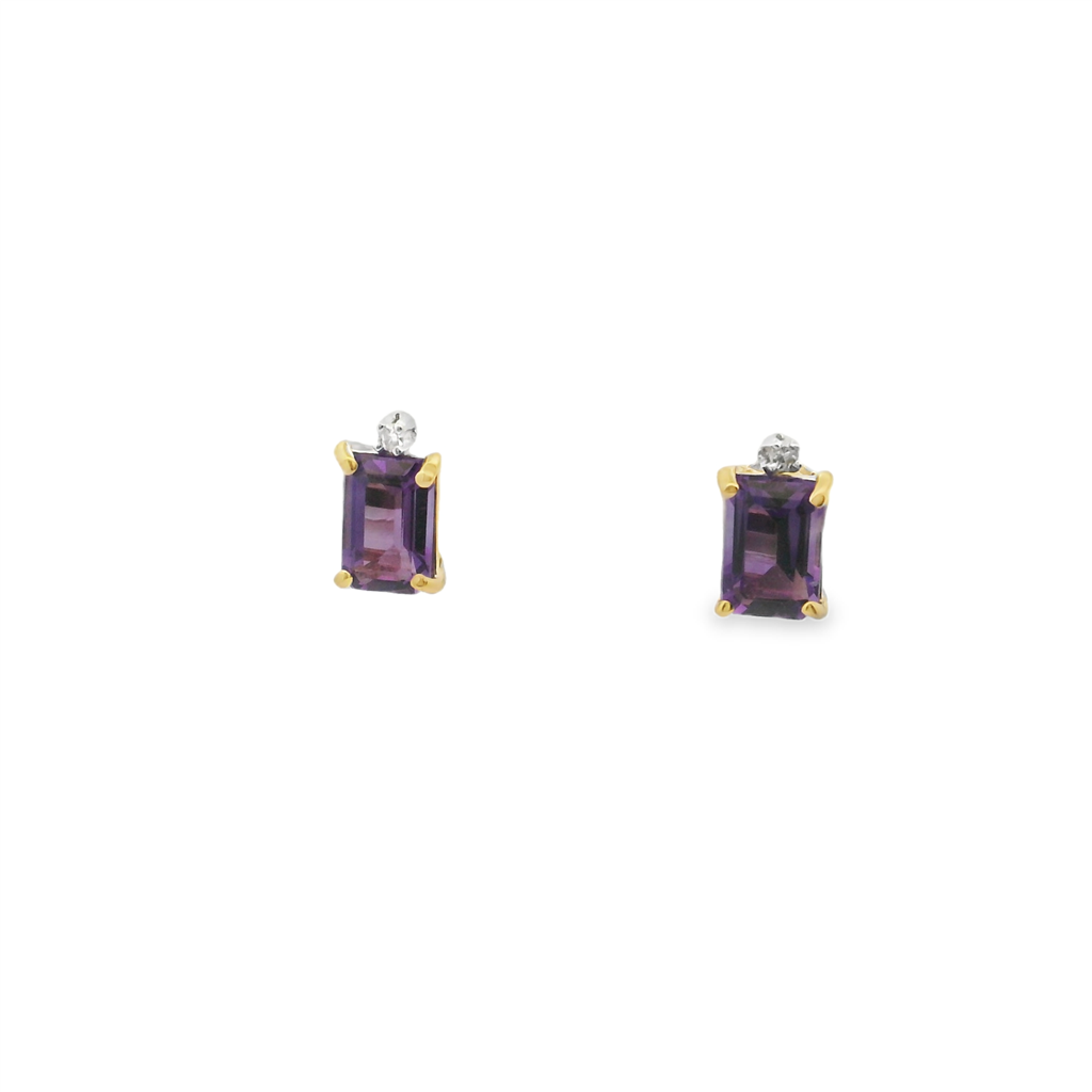 Estate Colored Stone Earrings