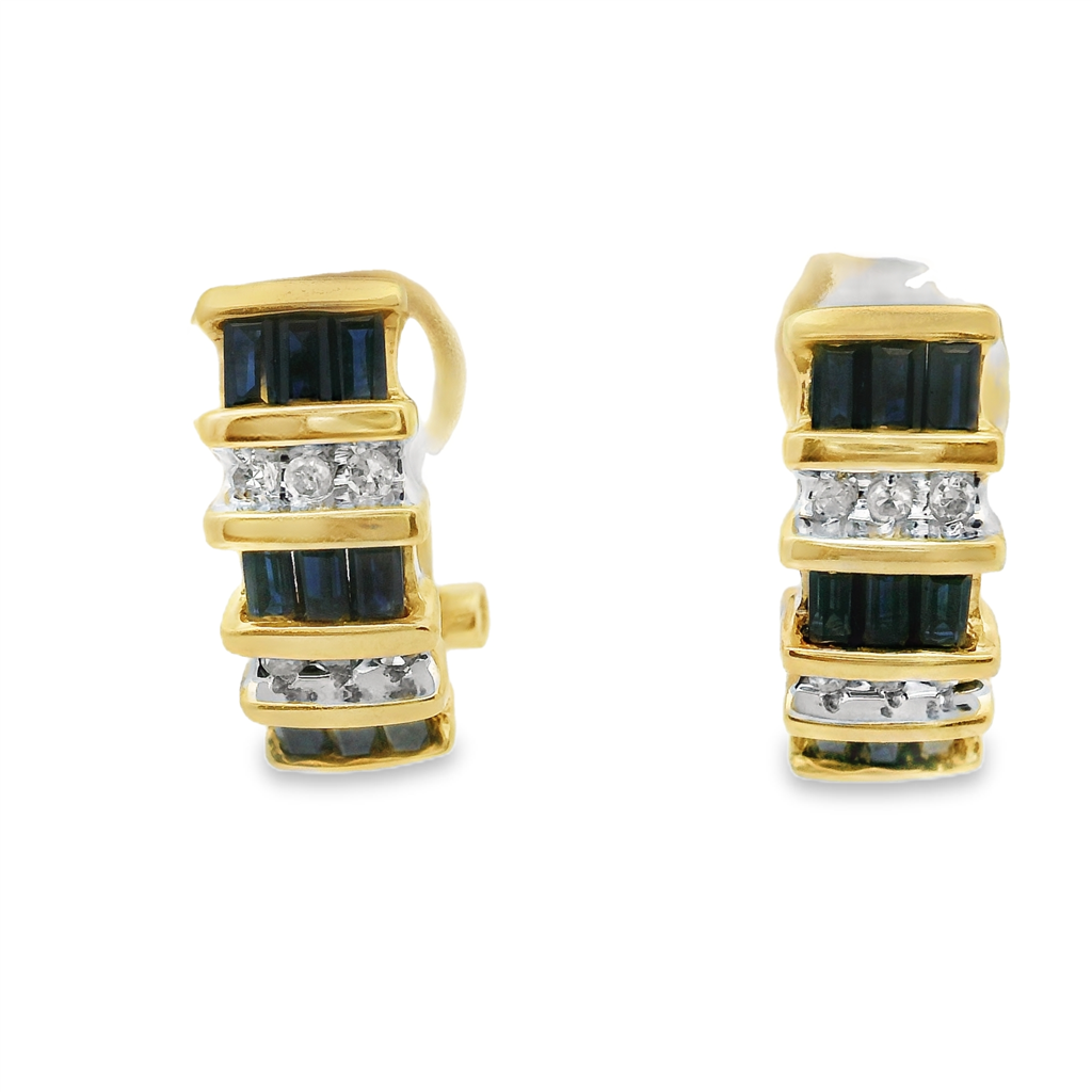 Estate Colored Stone Earrings