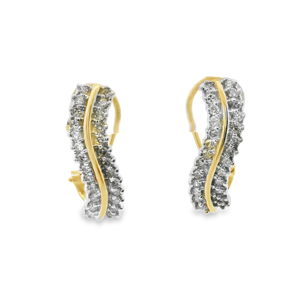 Estate Diamond Earrings