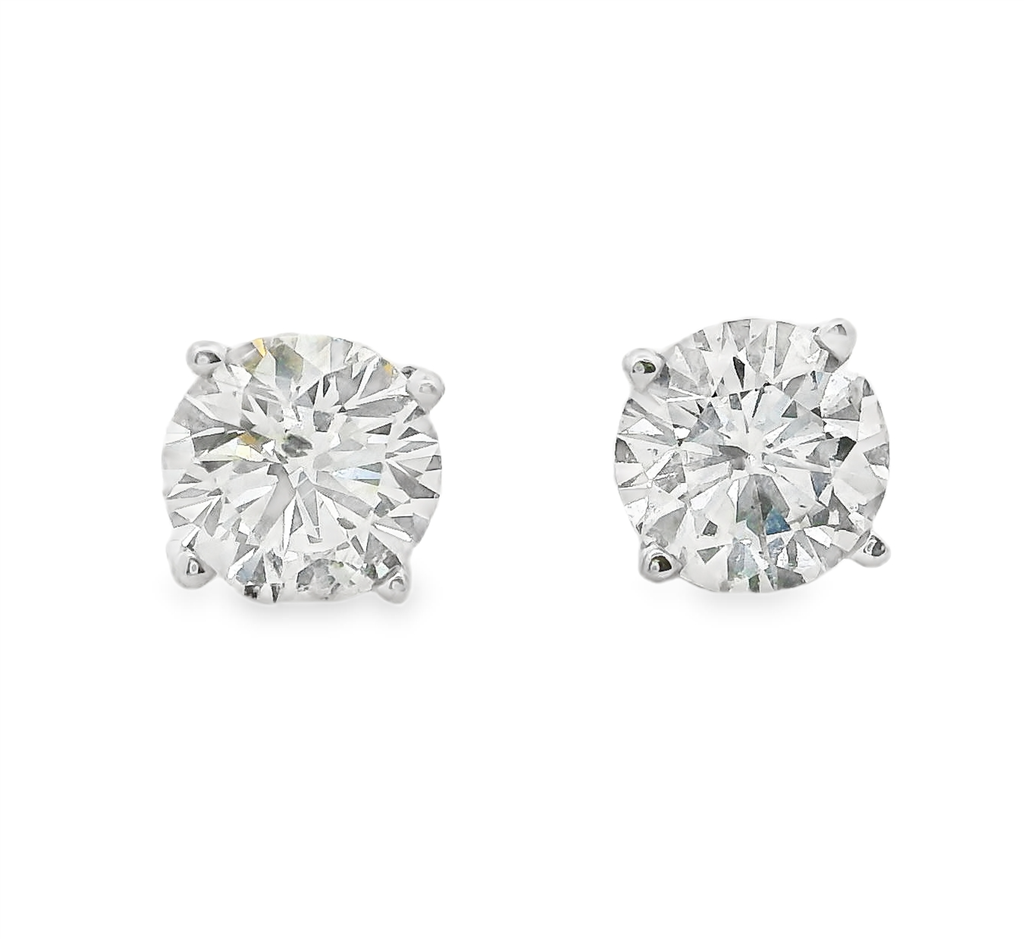 Estate Diamond Earrings