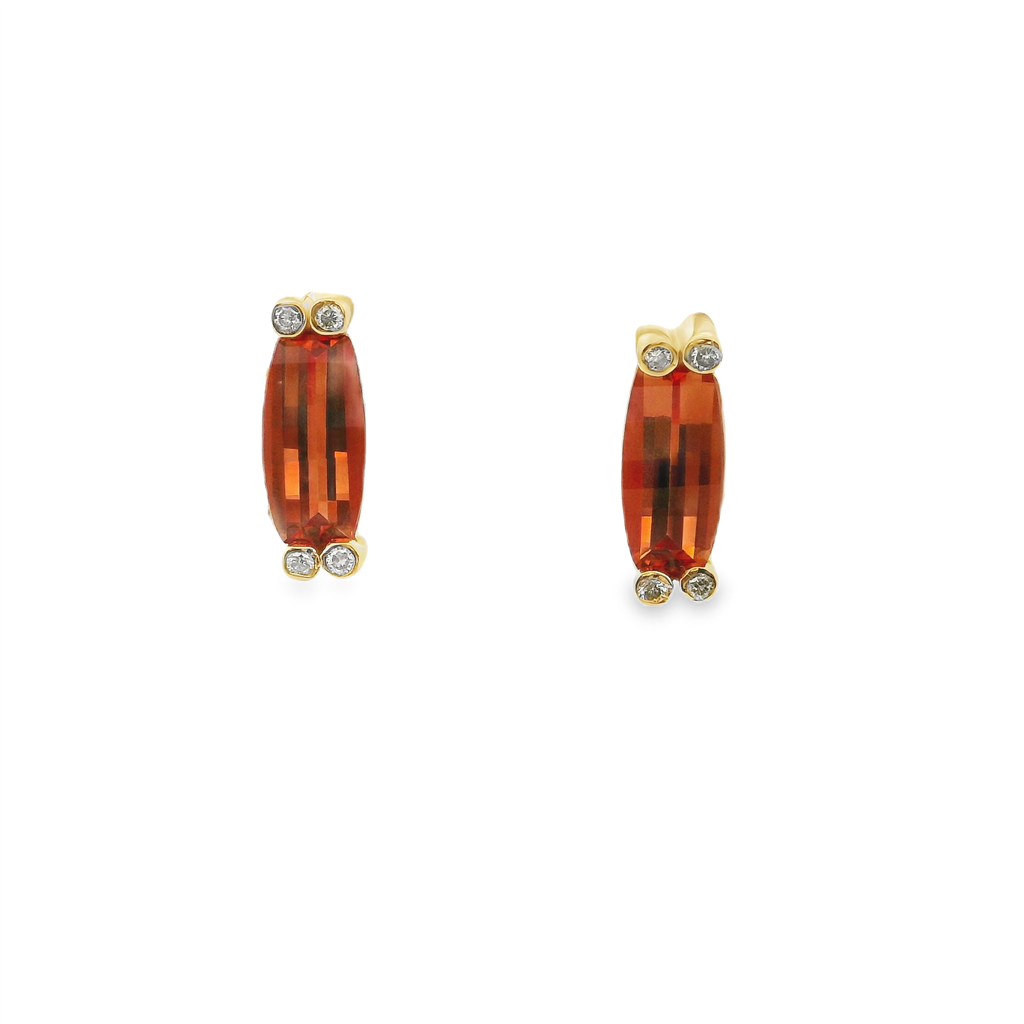 Estate Colored Stone Earrings
