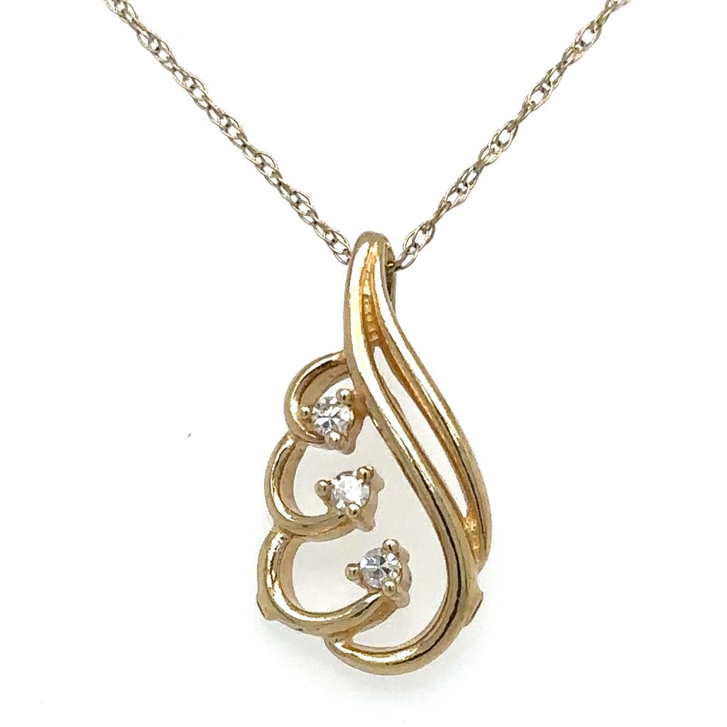 Estate Diamond Pendants
