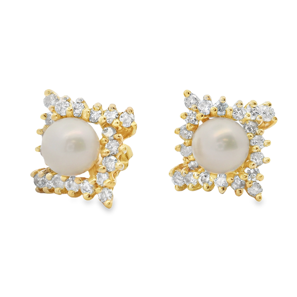Estate Colored Stone Earrings