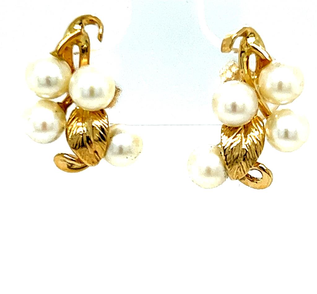 Estate Color Stone Earring