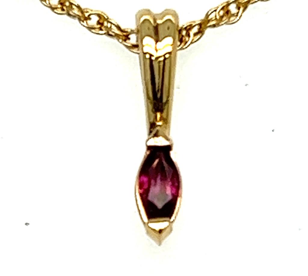 Estate Color Stone Pendant