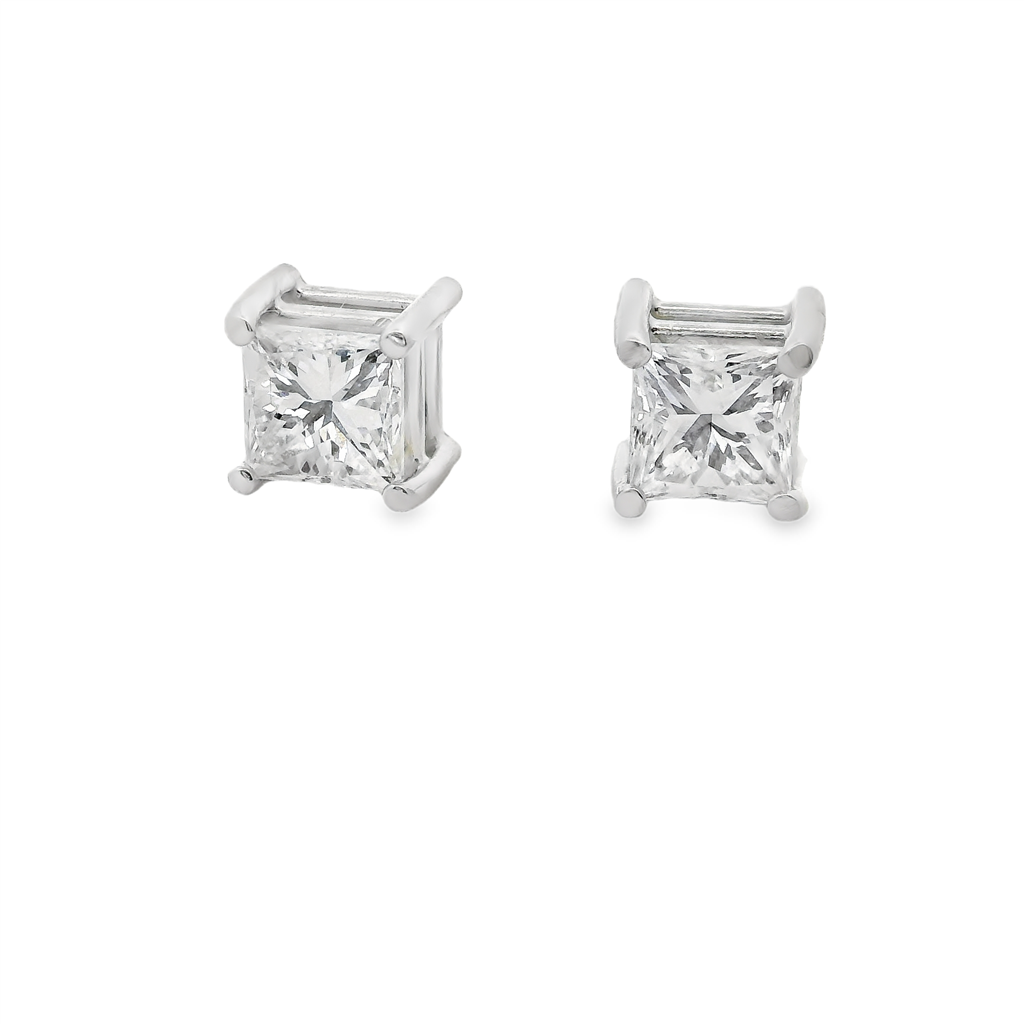Estate Diamond Earrings