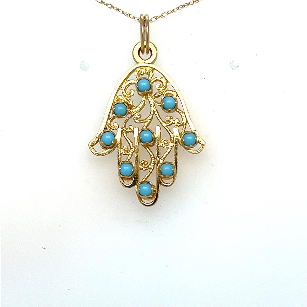 Estate Color Stone Pendant