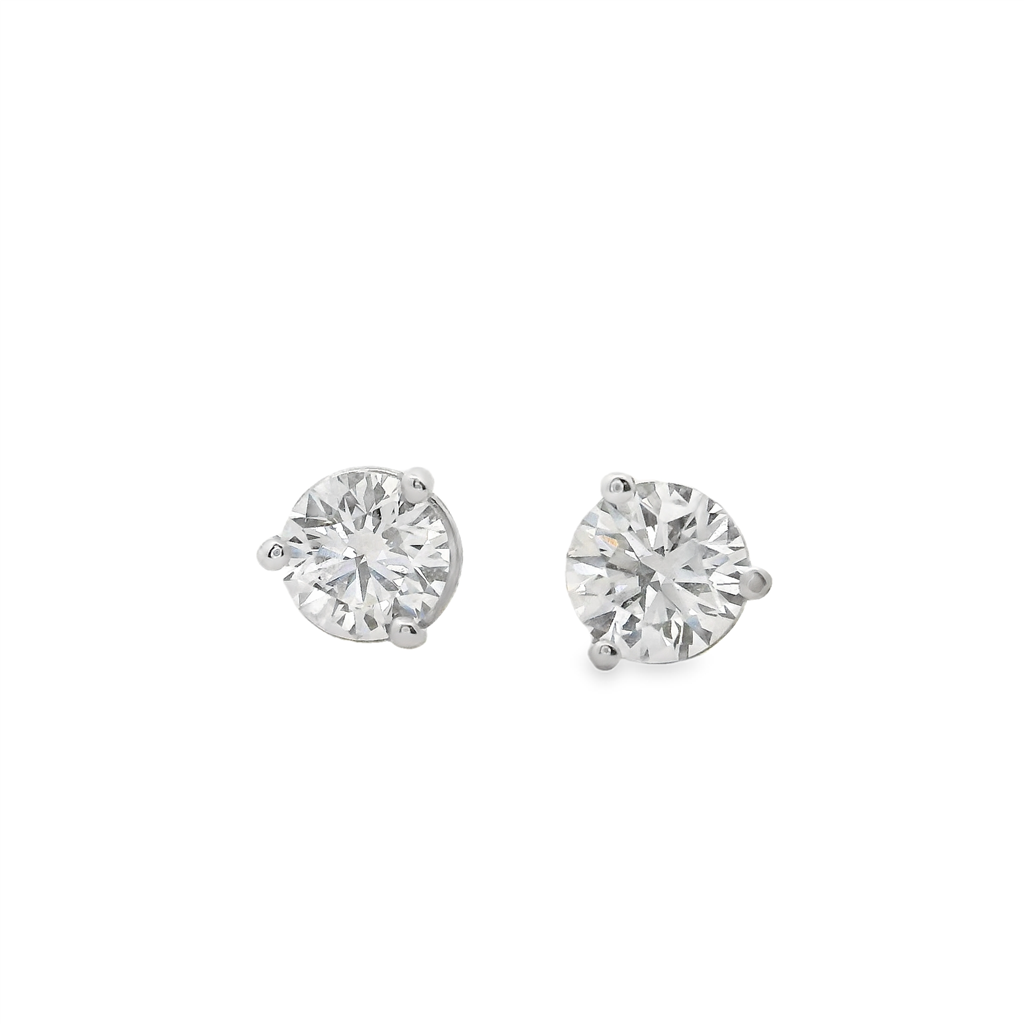 Estate Diamond Earrings