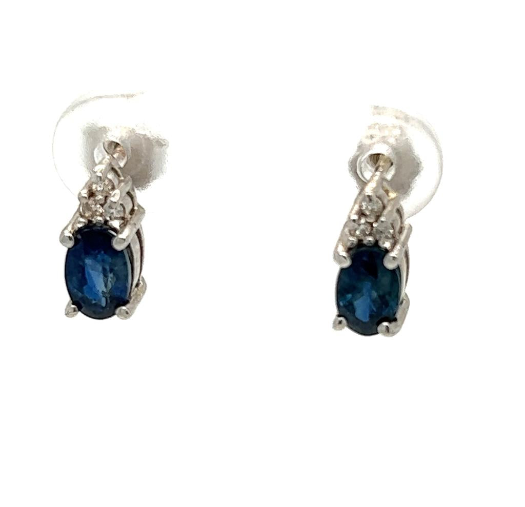 Estate Colored Stone Earrings