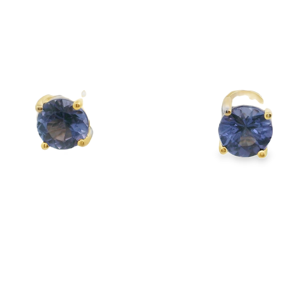Estate Colored Stone Earrings