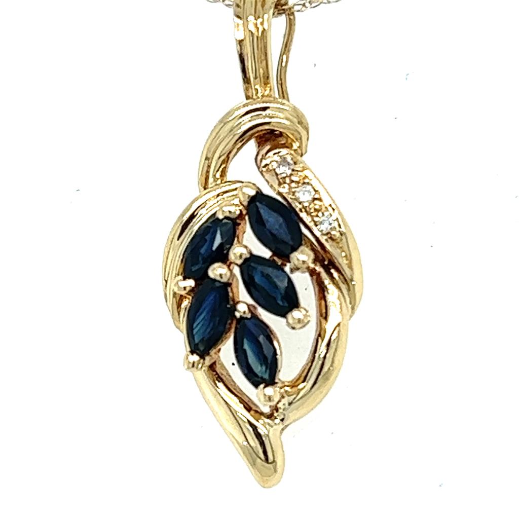 Estate Color Stone Pendant