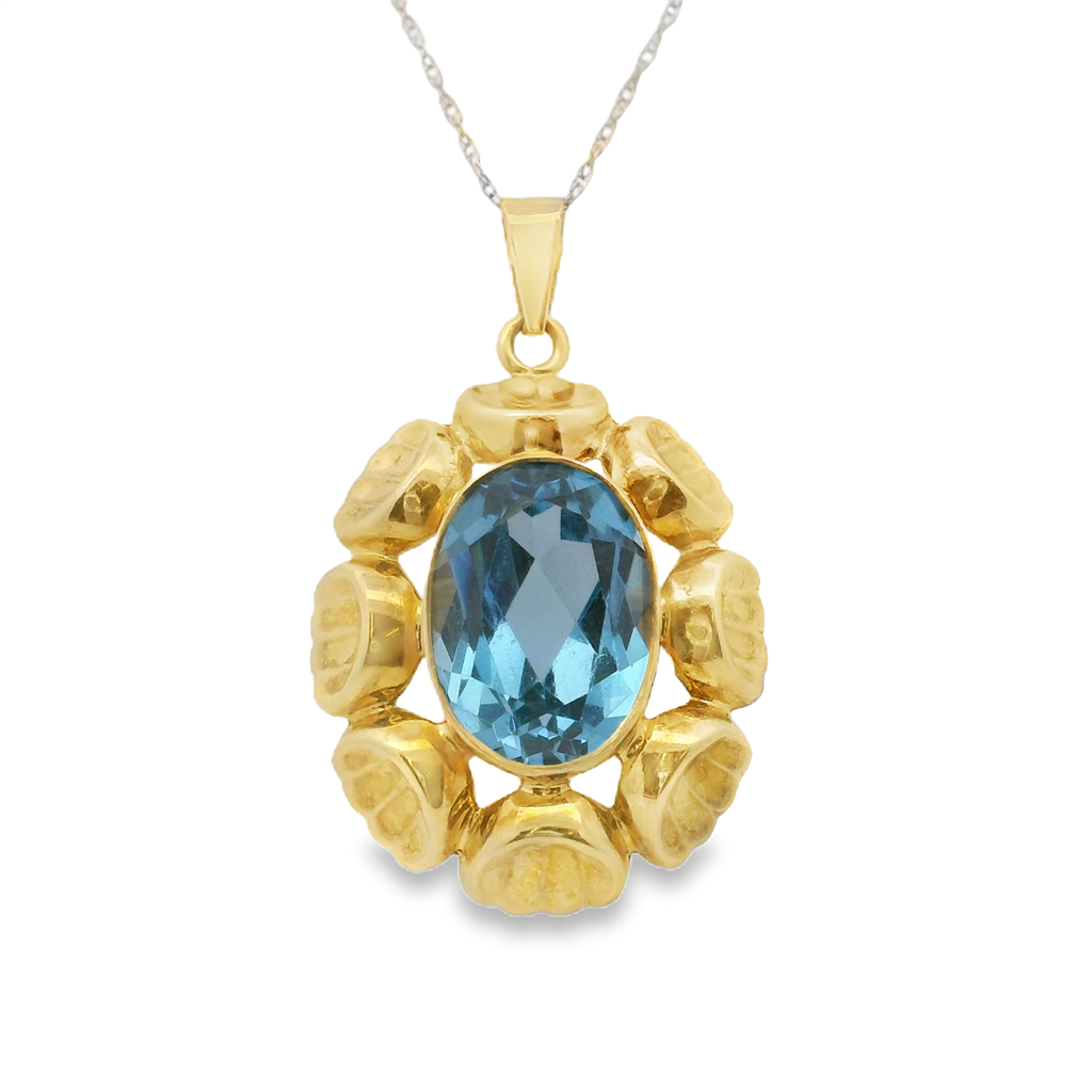 Estate Color Stone Pendants