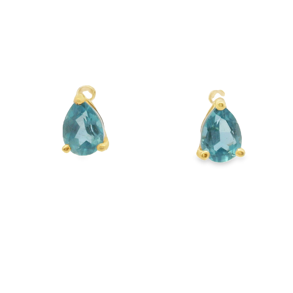 Estate Colored Stone Earrings