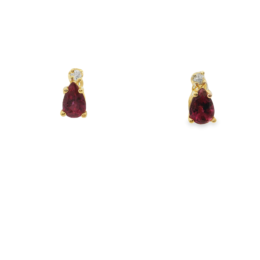 Estate Colored Stone Earrings