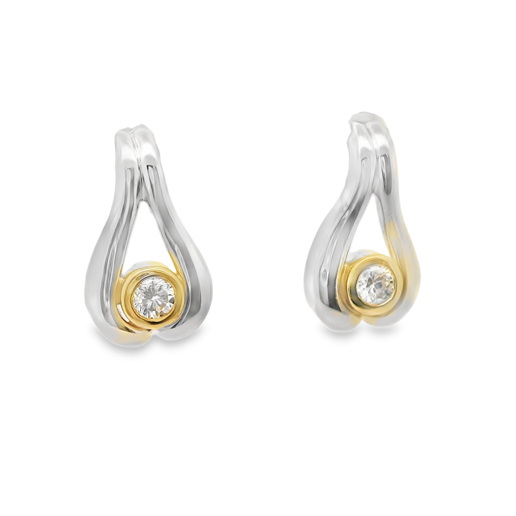Estate Diamond Earrings