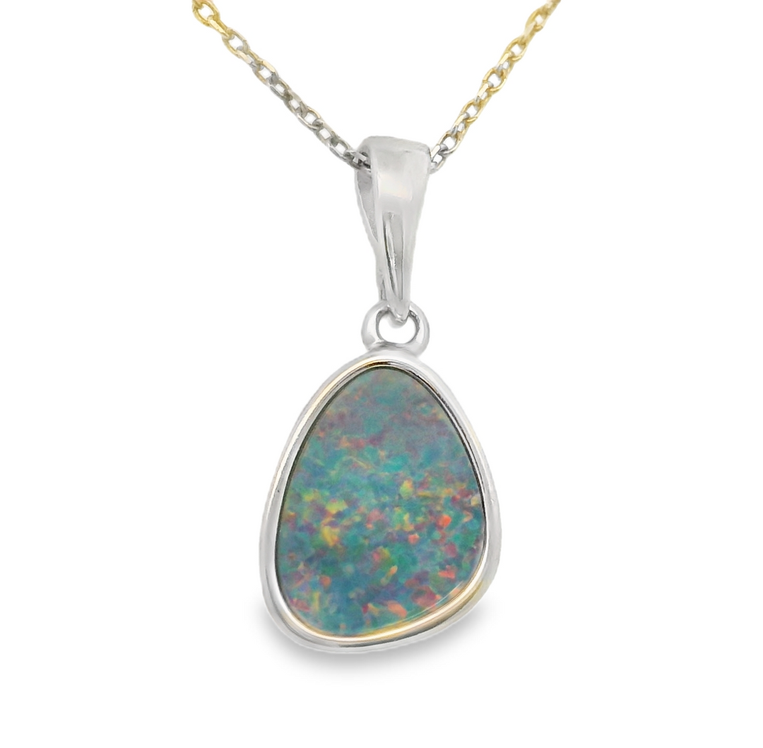 Estate Colored Stone Necklace