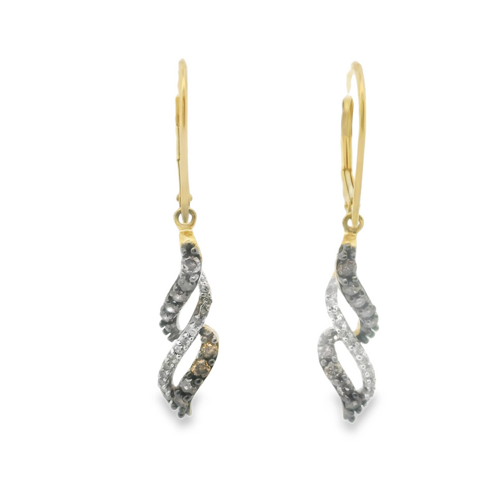 Estate Diamond Earrings