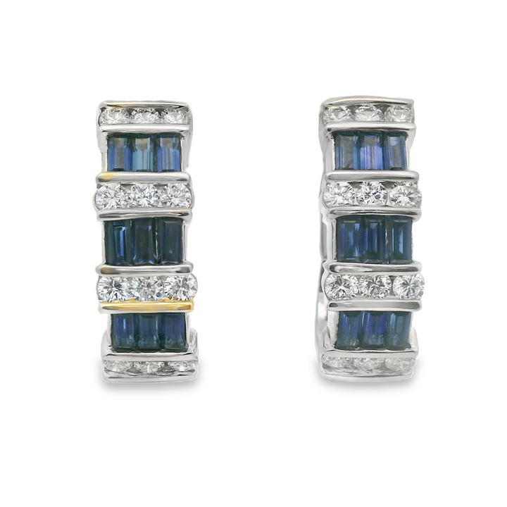 Estate Colored Stone Earrings
