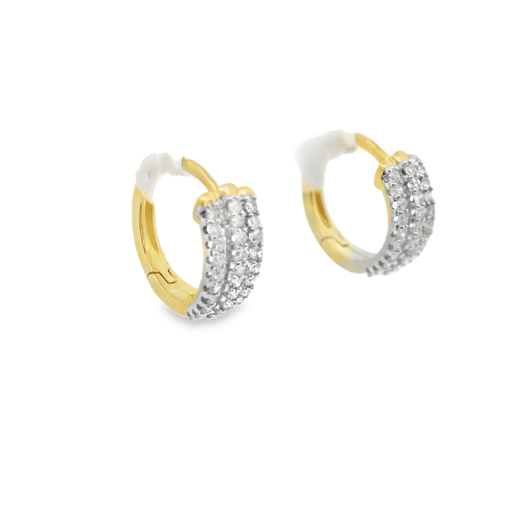 Estate Diamond Earrings
