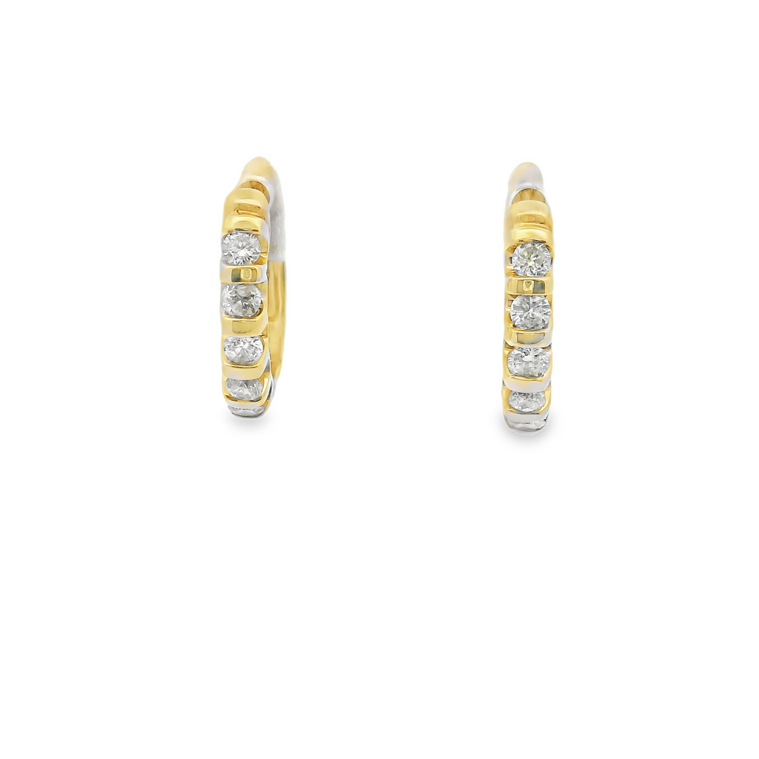 Estate Diamond Earrings