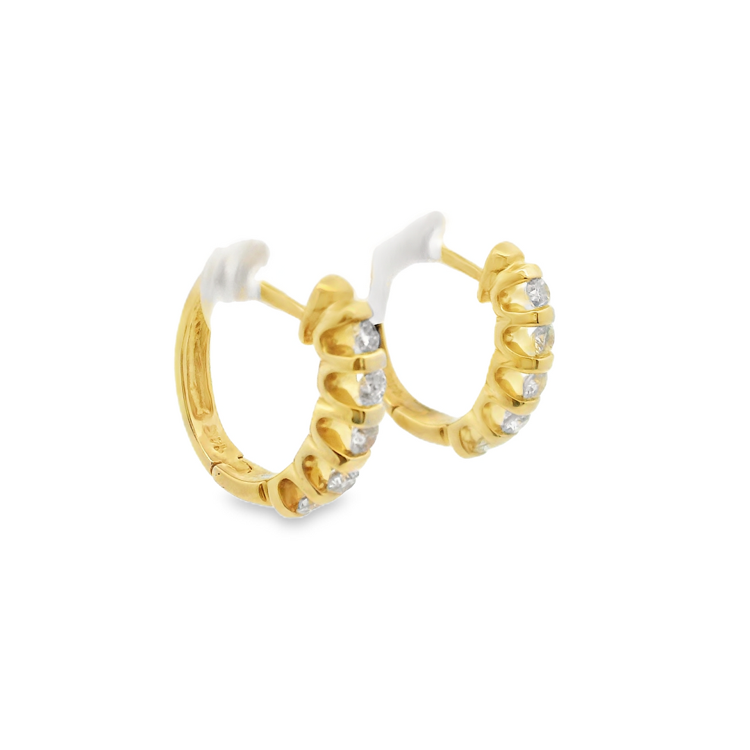 Estate Diamond Earrings
