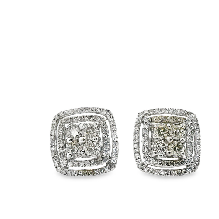 Estate Diamond Earrings