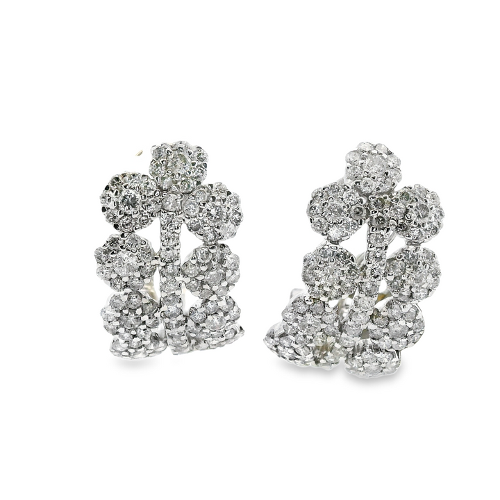 Estate Diamond Earrings
