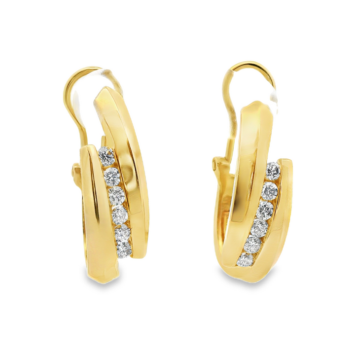 Estate Diamond Earrings