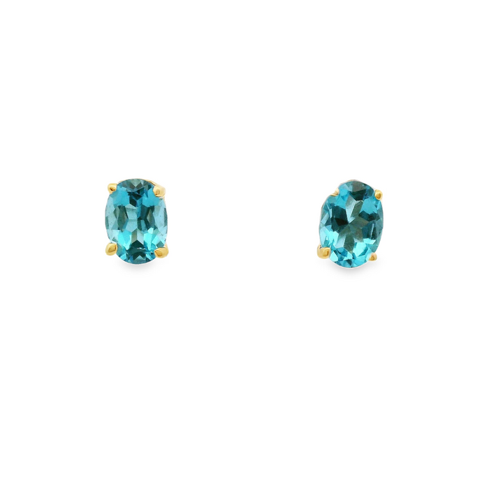 Estate Colored Stone Earrings